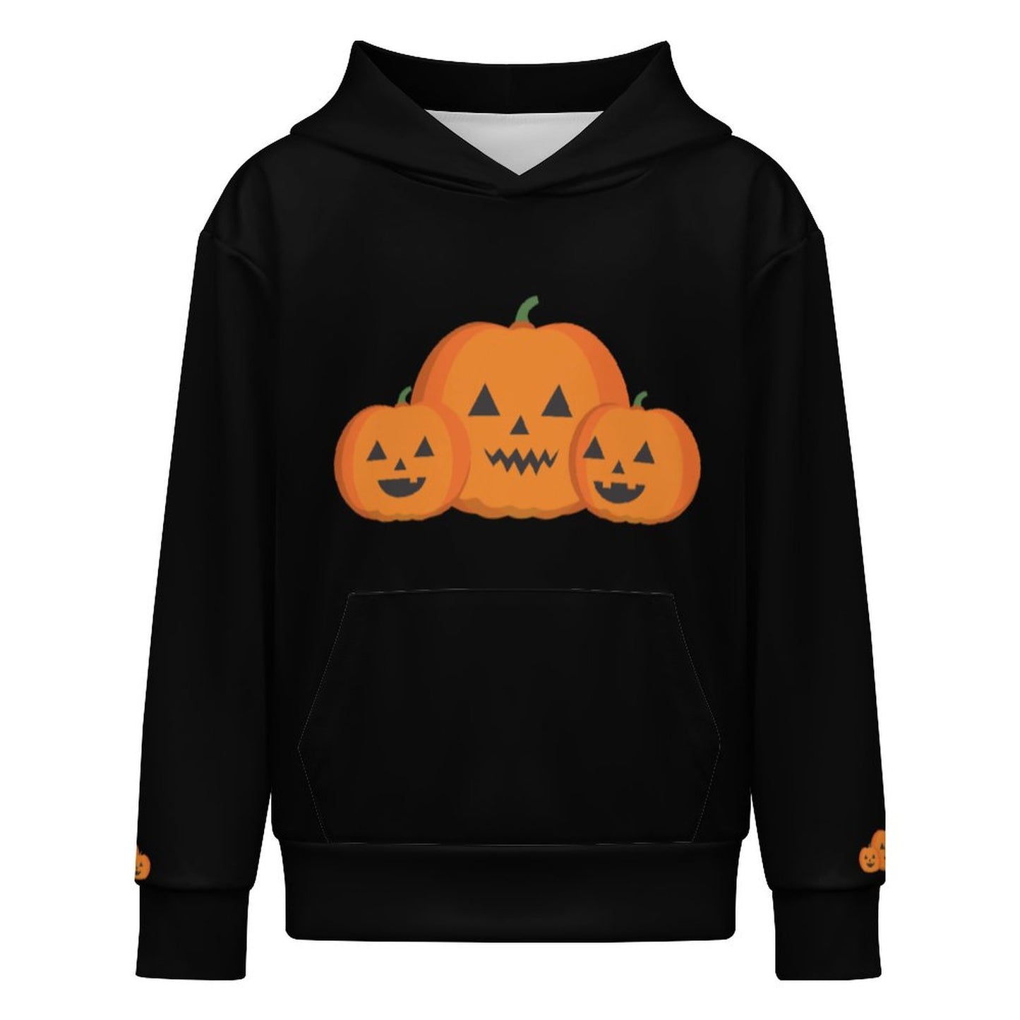 Halloween Kids Hooded Sweatshirt without Drawstrings