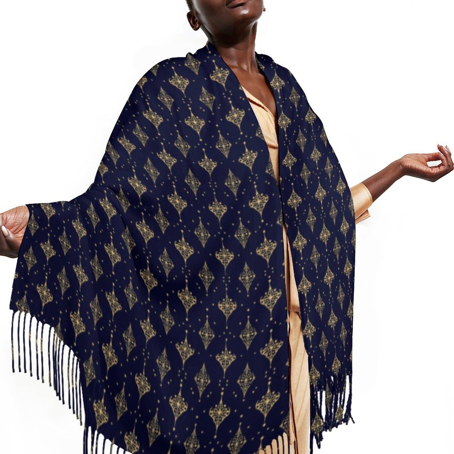 Cashmere-like Tassel Scarf