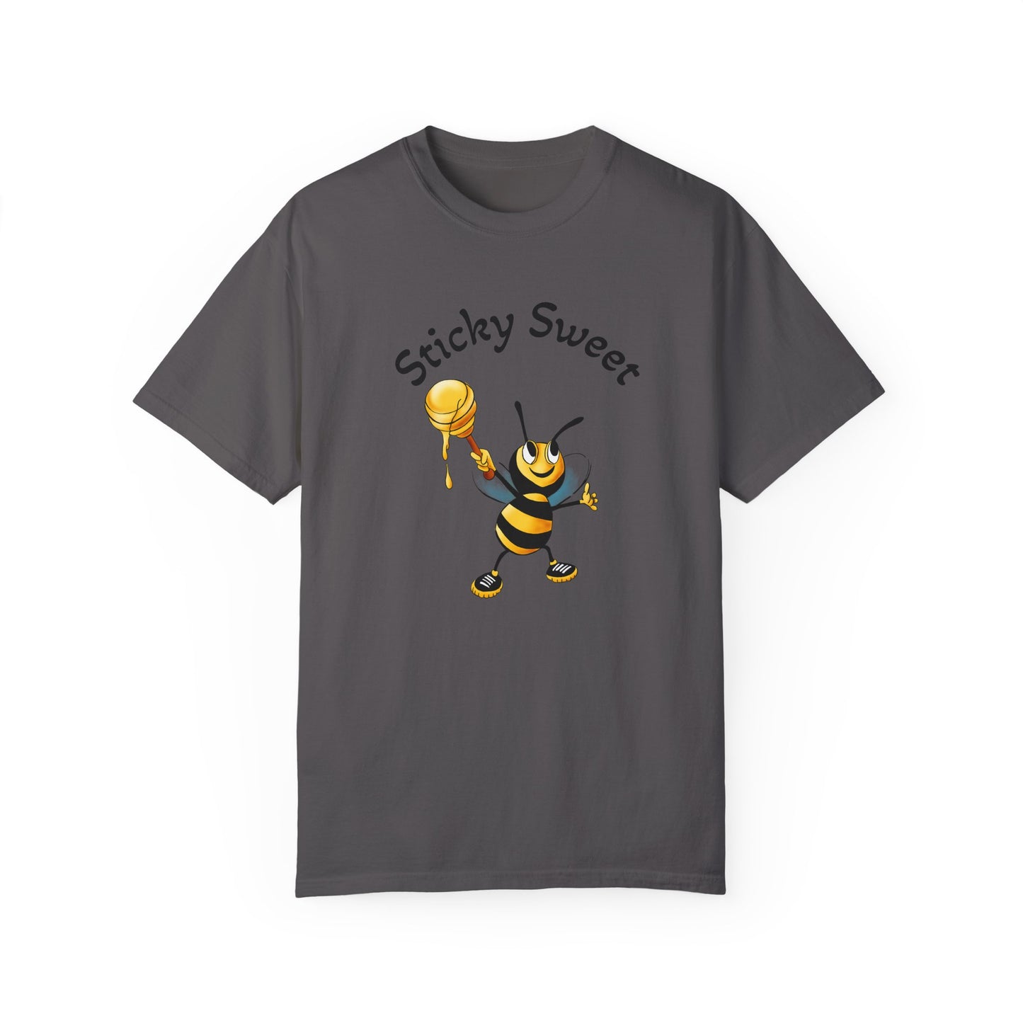 Bee-Themed Unisex T-Shirt - "Sticky Sweet" Graphic