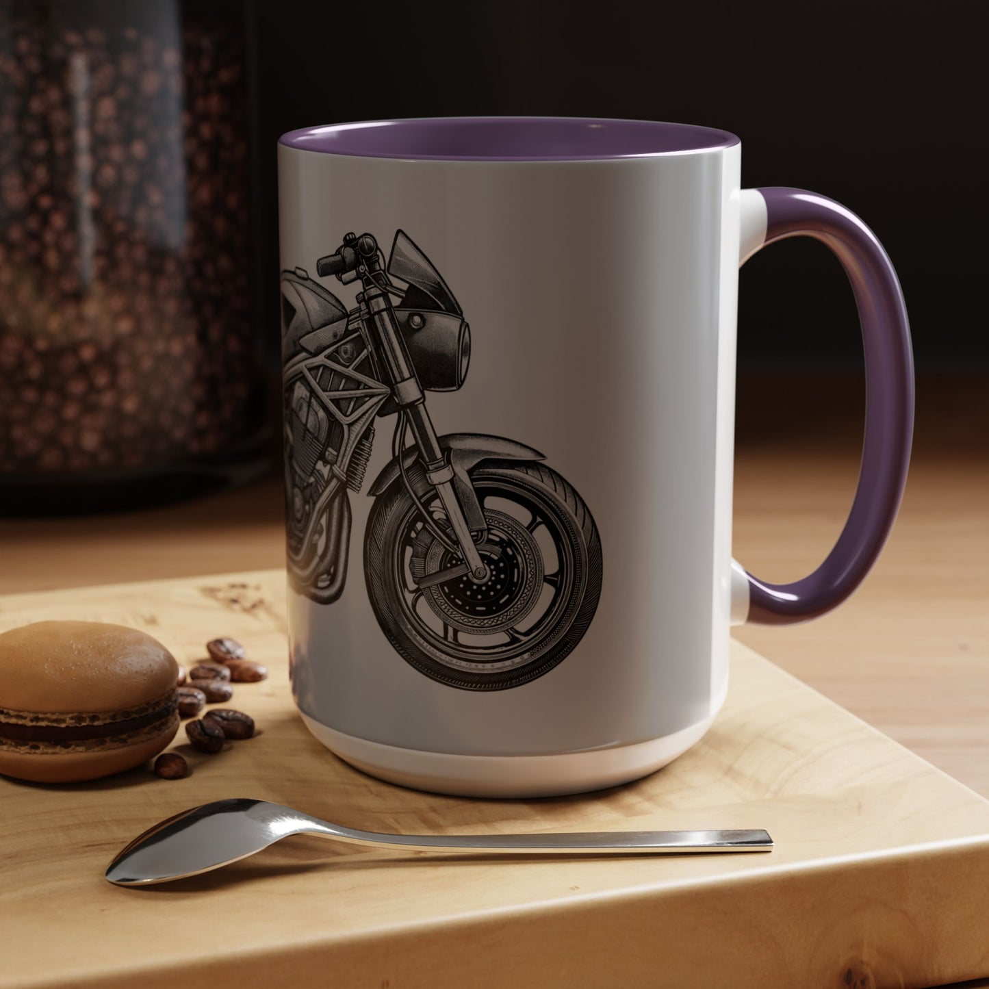Motorcycle Lover's Accent Coffee Mug, Custom Mug for Bikers, Coffee Cup Gift for Riders, Unique Mug for Motorcycle Enthusiasts, Biking [...]