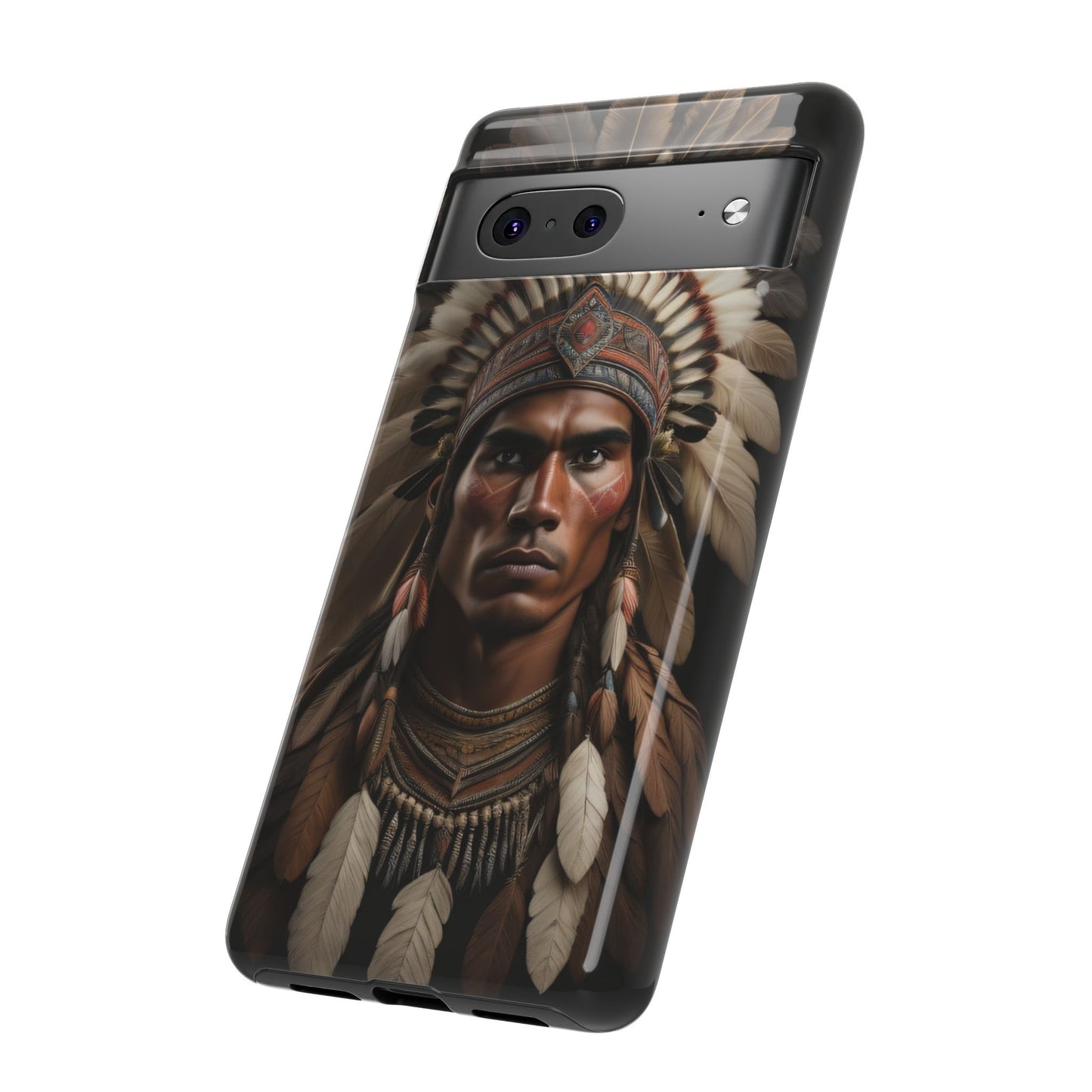 Native American Art Phone Case, Strong Culture Design, Unique Gift for Him or Her, Tough Cases, Customizable Protector, Tribal Style