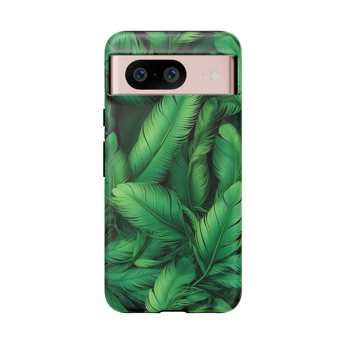 Tough Cases - Tropical Leaf Phone Case, Nature-inspired, Phone Accessory, Gift for Her, Jungle Theme, Eco-Friendly