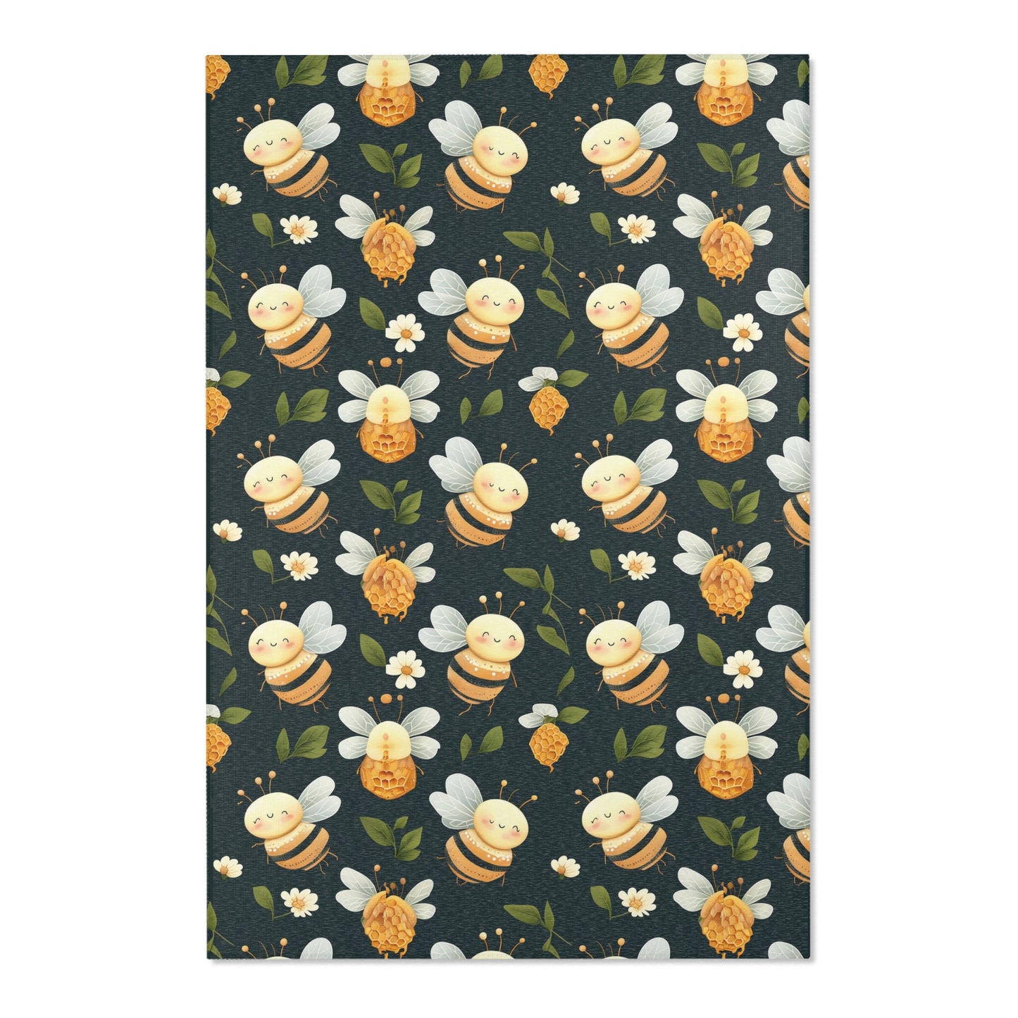 Area Rugs - Cute bees