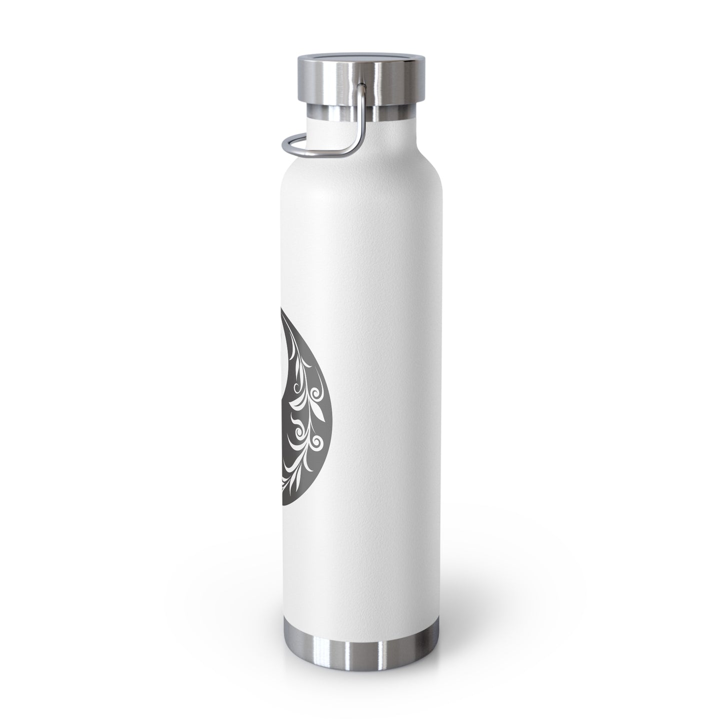 Yin Yang Insulated Water Bottle - 22oz, Stainless Steel Travel Flask, Eco-Friendly Hydration, Motivational Gift, Yoga Accessory