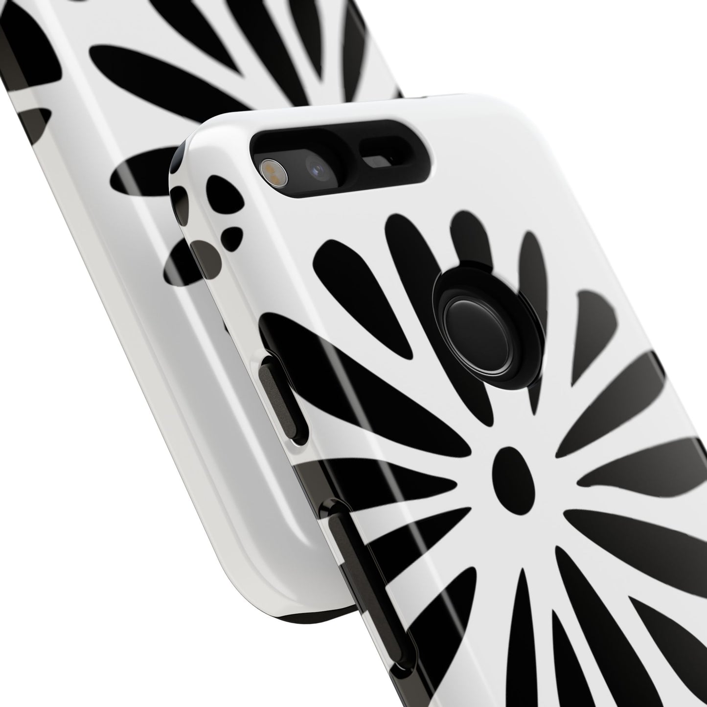 Stylish Phone Case with Floral Design, Tough Phone Cover for Her, Trendy Black and White Cell Phone Case, Unique Gift for Birthdays [...]