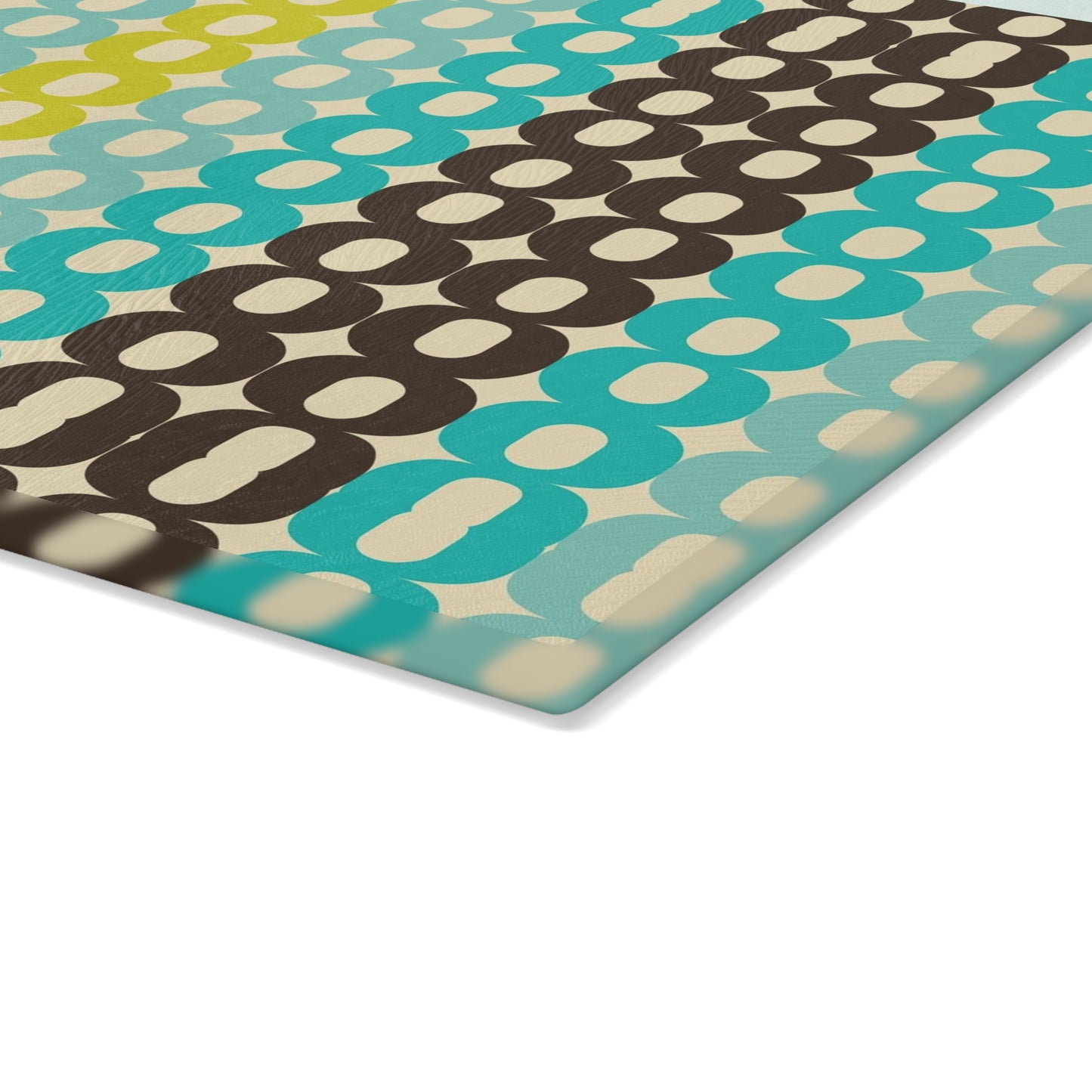 Stylish Glass Cutting Board for Modern Kitchens, Geometric Pattern Kitchen Decor, Perfect Gift for Housewarming, Weddings, Cookware