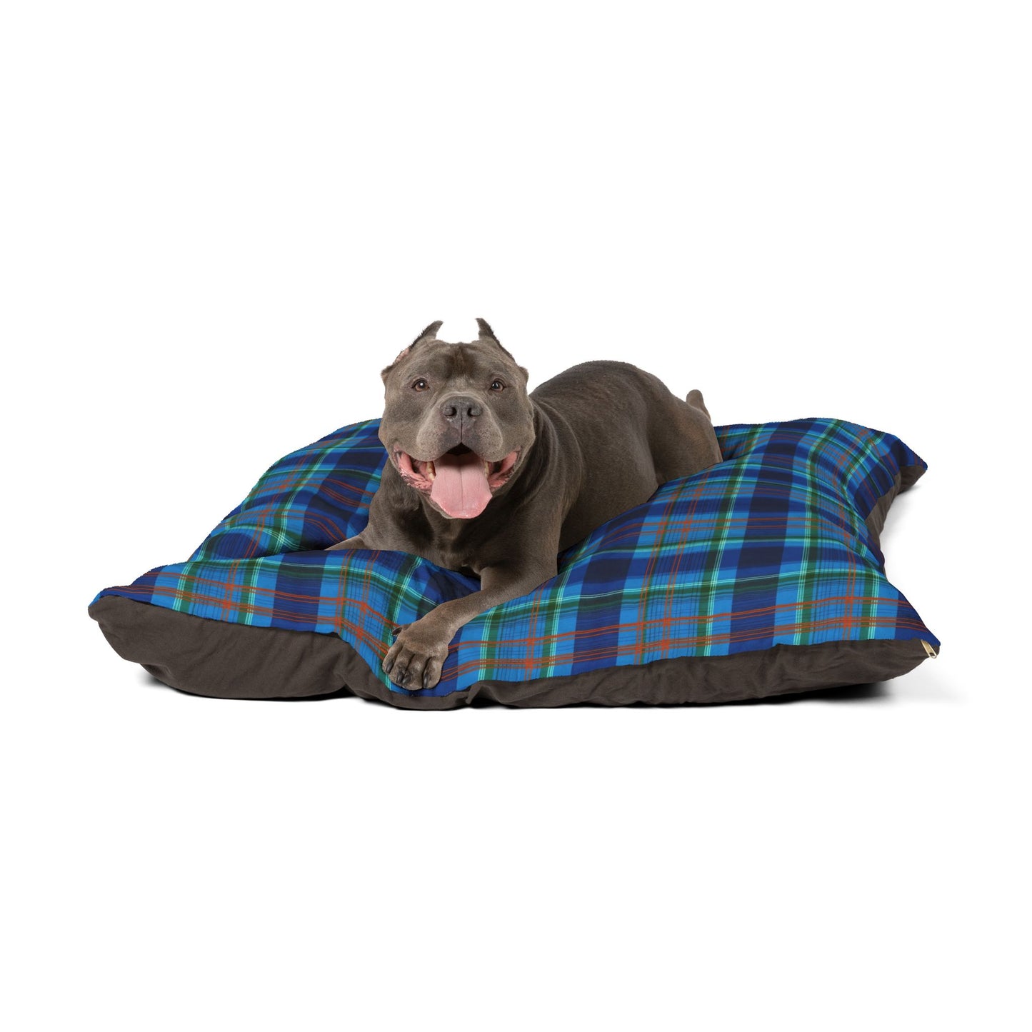 Cozy Plaid Pet Bed - Comfy Dog Bed, Cat Bed, Plaid Pet Cushion, Soft Pet Mat, Modern Pet Decor
