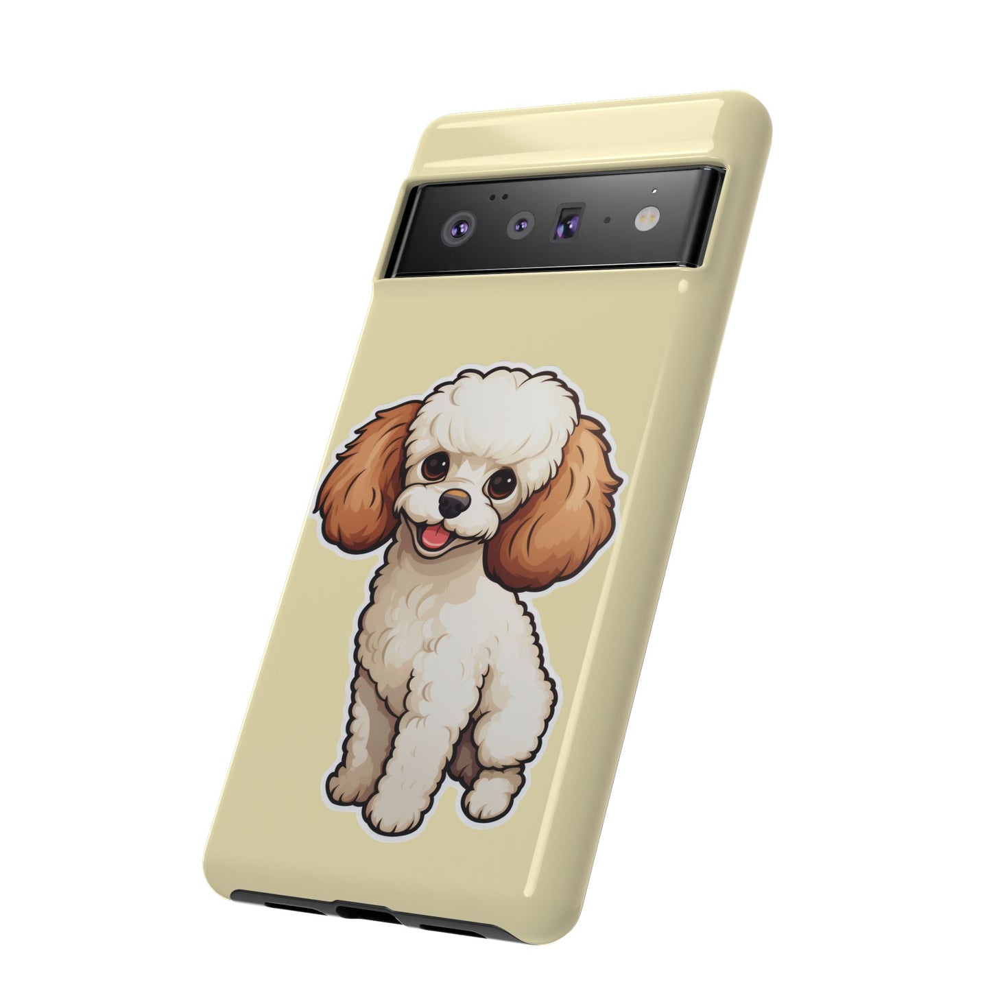 Cute Dog Phone Case, Pet Lover Gift, Custom Phone Cover, Cartoon Dog Case, Durable Phone Accessory