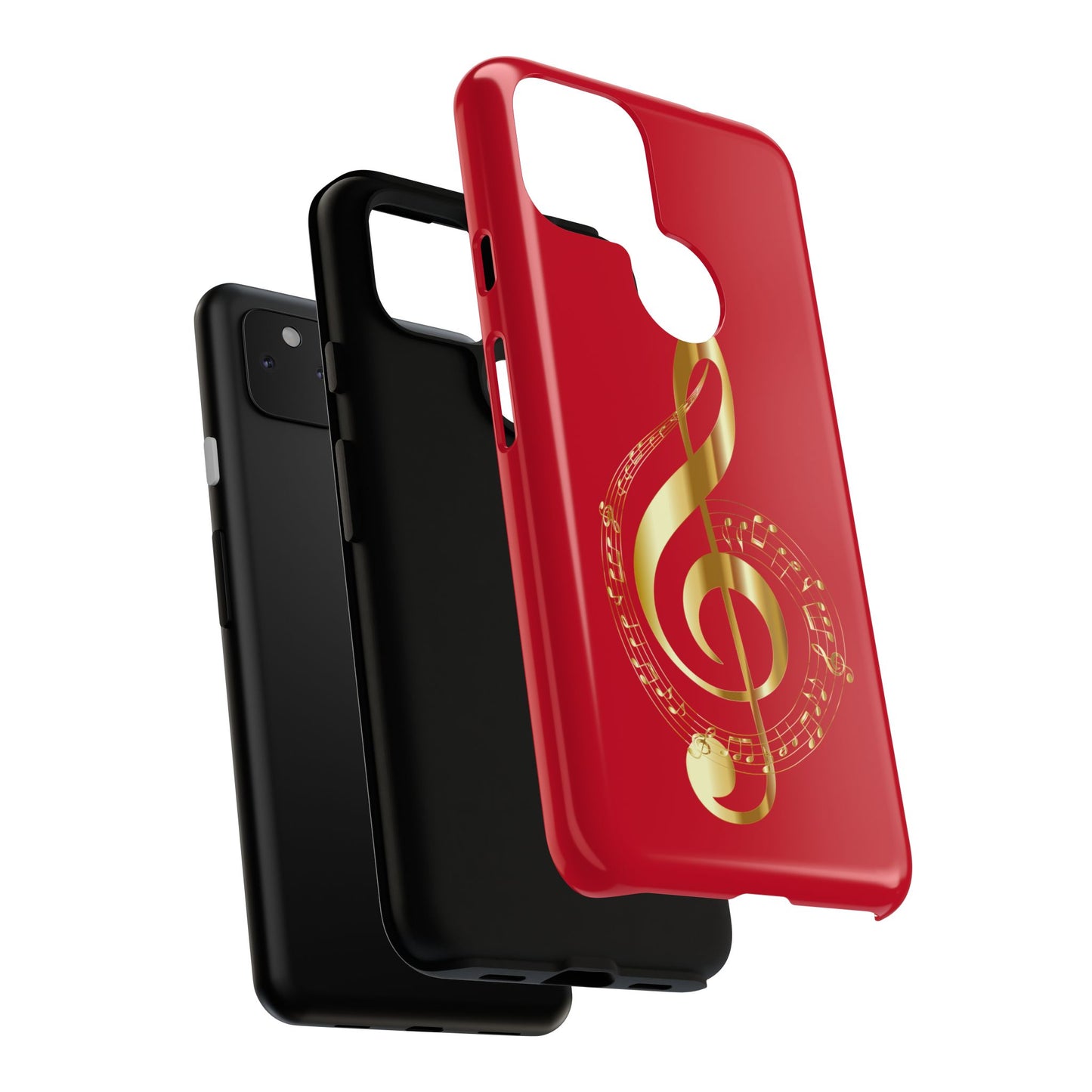 Tough Cases - Red Musical Note