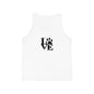 Love Paw Print Kid's Jersey Tank Top | Pet Lover's Gift, Cute Dog Shirt, Summer Outfit, Youth Tank Top, Animal Lover Apparel
