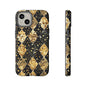 Elegant Gold & Black Phone Case for Tough Protection