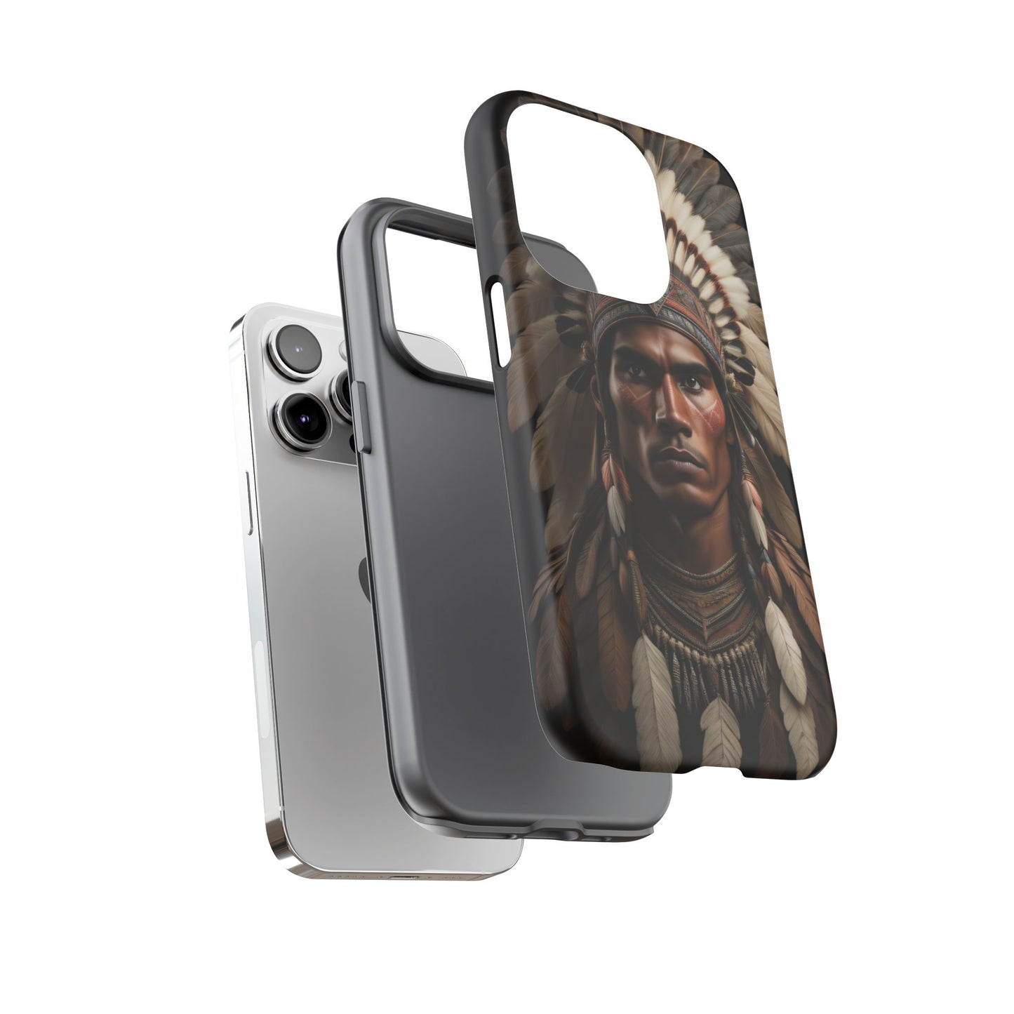 Native American Art Phone Case, Strong Culture Design, Unique Gift for Him or Her, Tough Cases, Customizable Protector, Tribal Style
