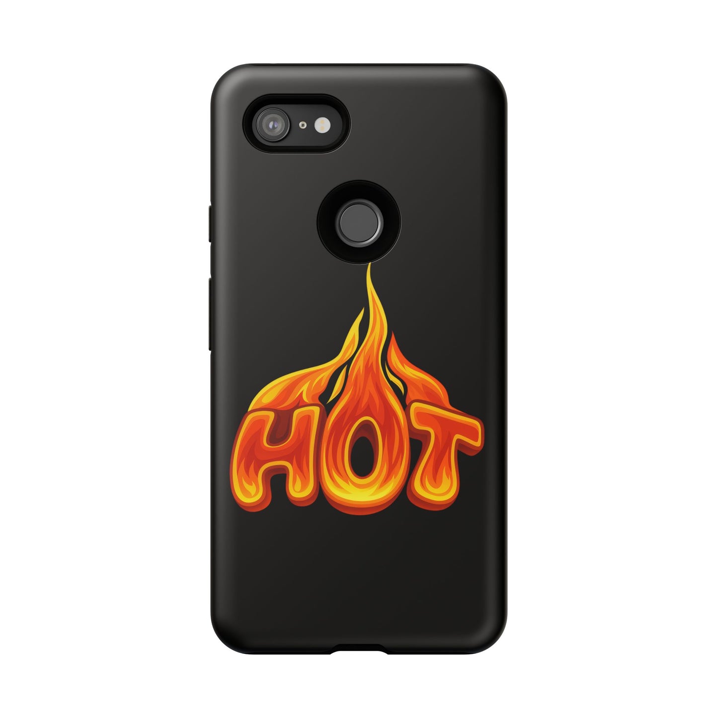 Stylish Phone Case, Hot Flames Design, Gift for Teens, Trendy Accessory, Protective Cover, Unique Phone Case
