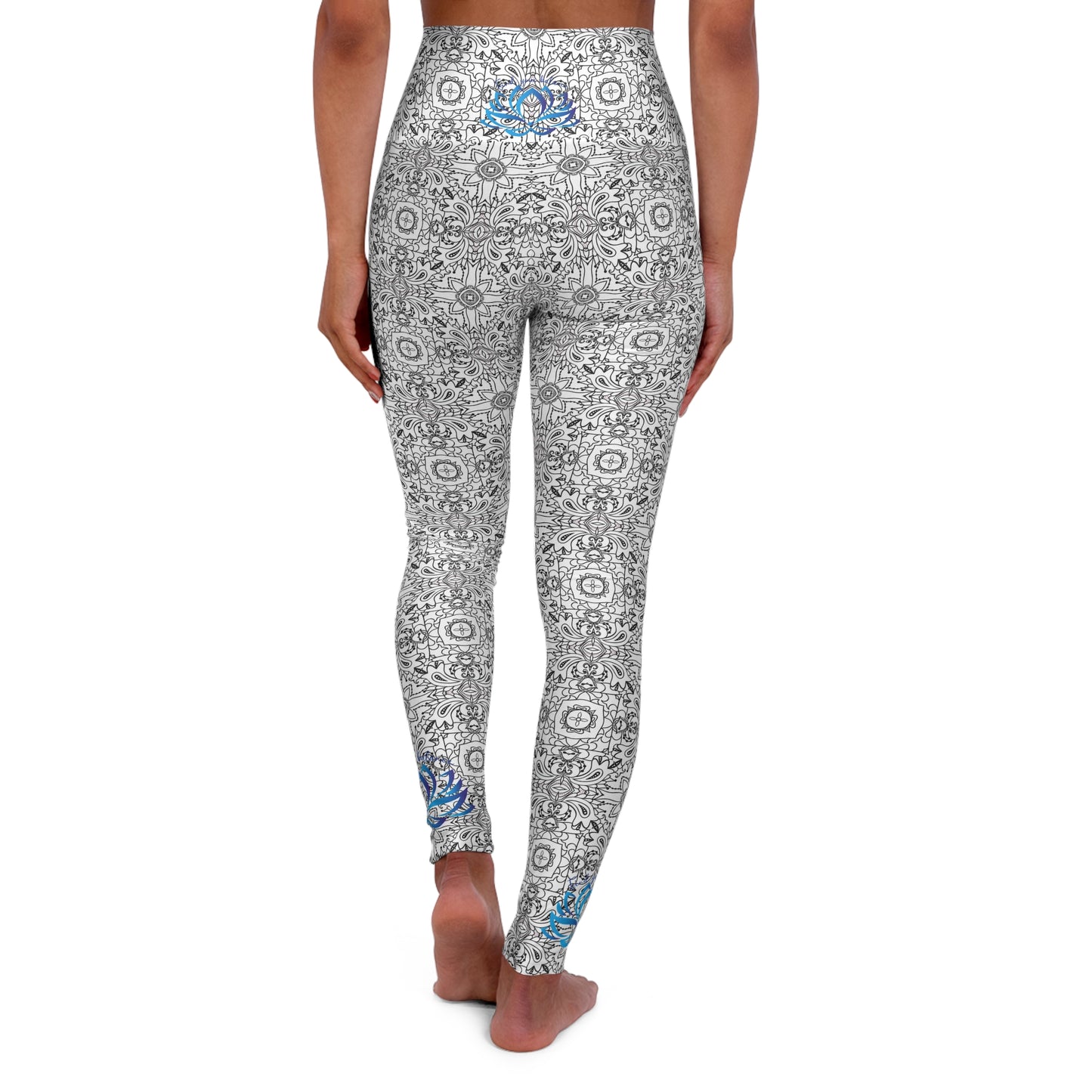 Chic High Waisted Yoga Leggings, Activewear, Fitness Apparel, Stretchy Leggings, Yoga Pants, Trendy Workout Gear, Meditation Wear