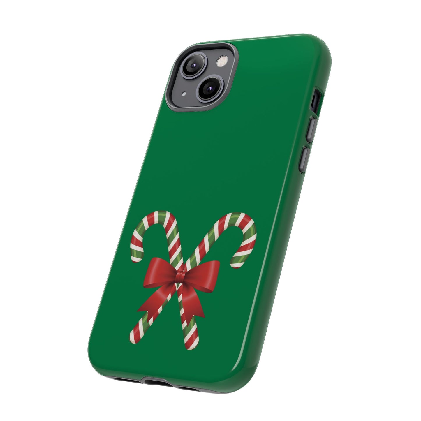 Candy Cane Phone Case: Holiday Spirit, Festive Gift, Cute Accessories, Christmas Decor, Seasonal Style