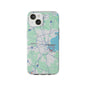 Boston Map Flexi Case for iPhone, Custom Location Phone Case, Unique Gift, Boston Heart Design, Travel Lover Accessory