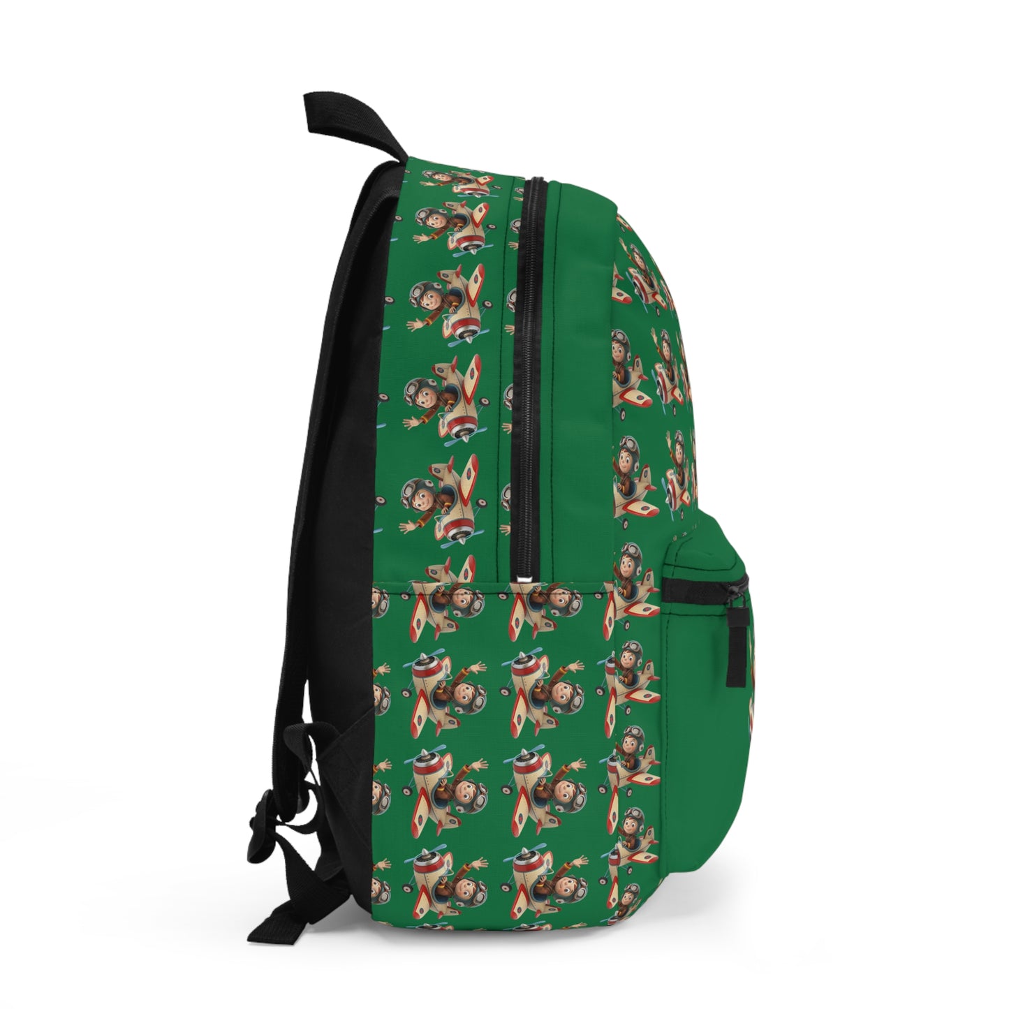 Kids' Adventure Backpack with Fun Airplane Design, Perfect for School, Travel, and Outdoor Activities