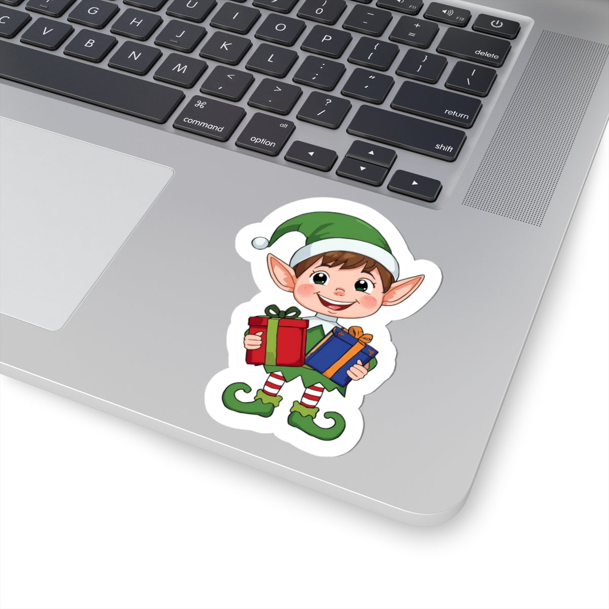 Whimsical Elf Stickers - Perfect for Christmas Decor, Gift Wrapping, Scrapbooking, Holiday Cards, Kid-Friendly Crafts