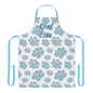 Floral Personalized Apron for Chefs, Custom Kitchen Gift, Cooking Apron, Chef Gift, Elegant Cooking Style, Mother's Day Gift