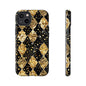 Elegant Gold & Black Phone Case for Tough Protection