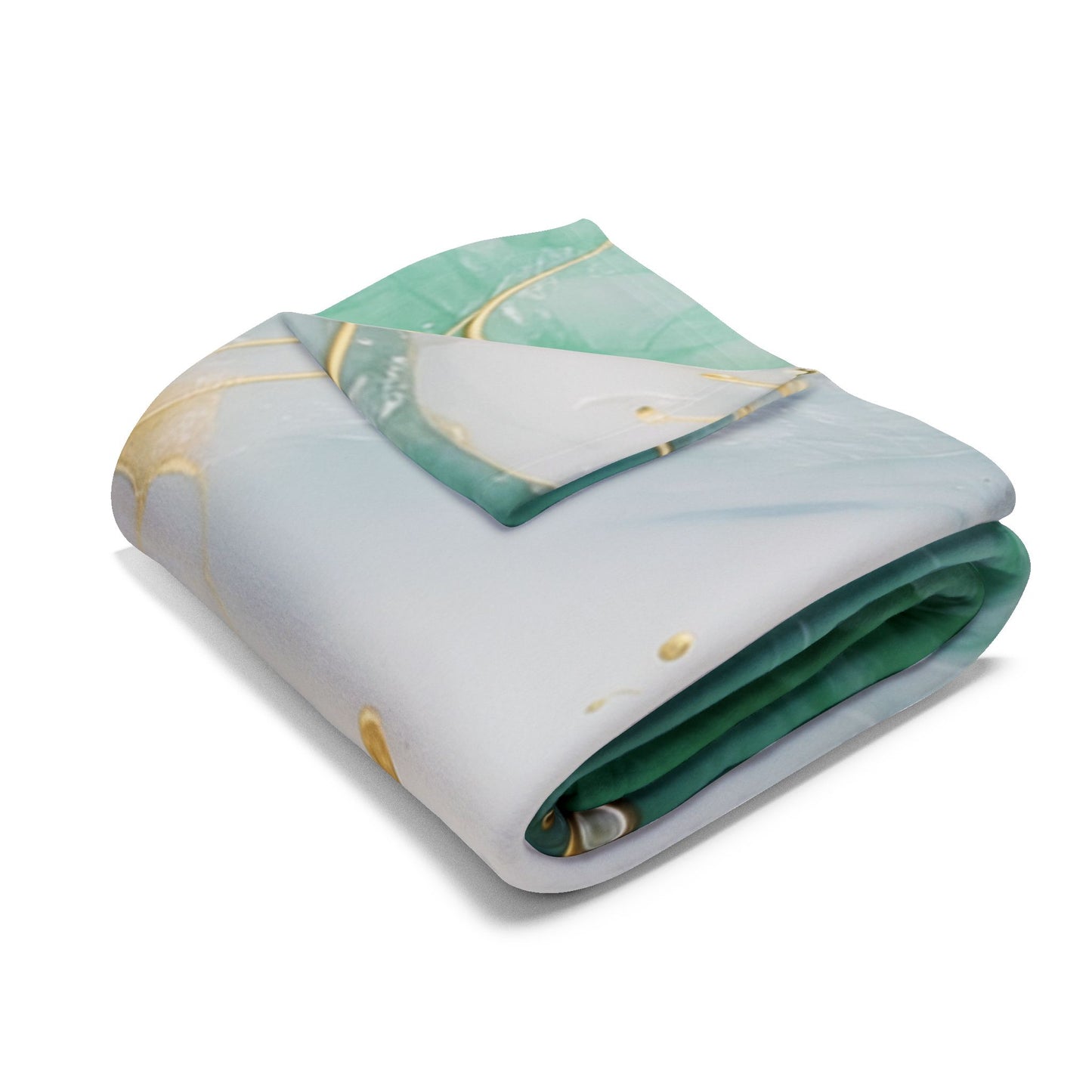 Elegant Floral Arctic Fleece Blanket, Cozy Home Decor, Gift for Her, Wedding Present, Nursery Accent, Luxe Throw
