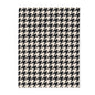 Stylish Houndstooth Arctic Fleece Blanket, Cozy Throw, Home Decor, Gift for Her, Wedding Gift, Winter Comfort
