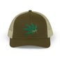 Cannabis Leaf Snapback Trucker Cap | Stylish Hat for Weed Enthusiasts | Perfect for Festivals, Parties, Gifts, and Outdoor Adventures