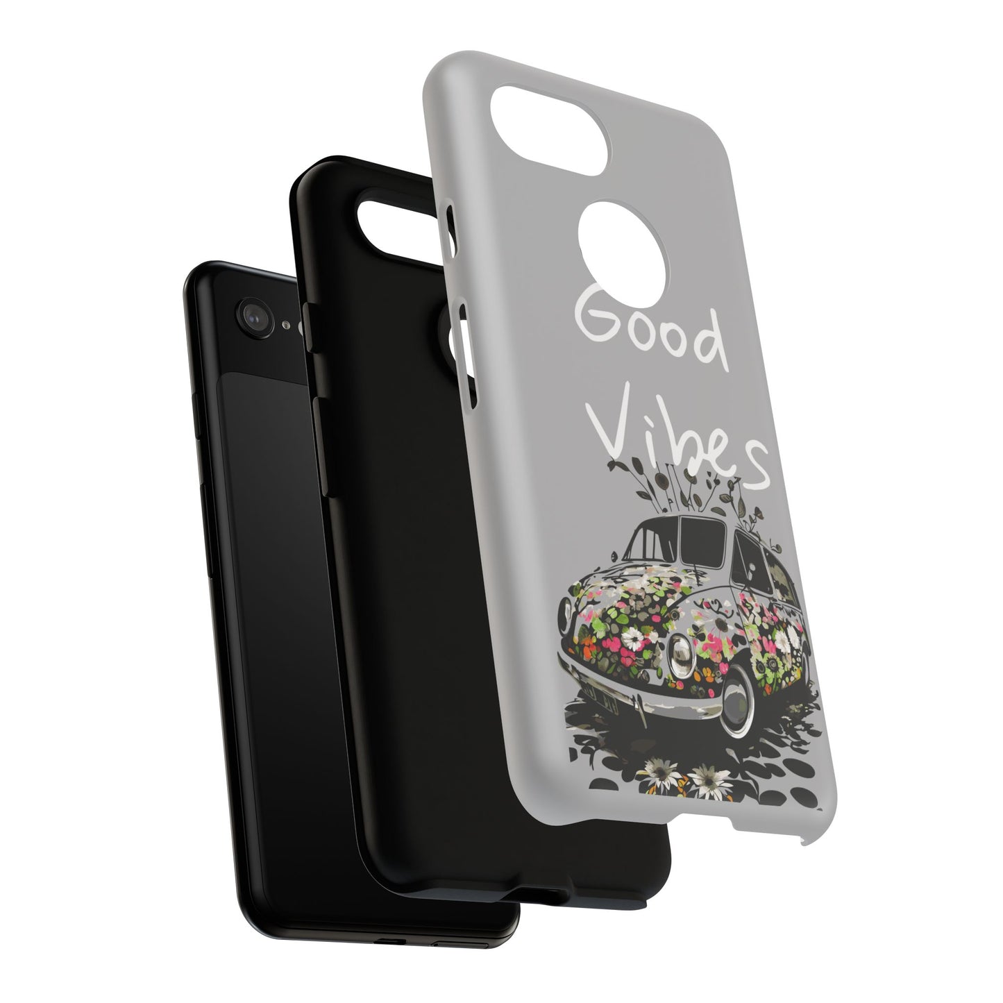 Floral Phone Case | Good Vibes, Phone Accessories, Gift for Her, Trendy Tech, Summer Vibes, Birthday Gift