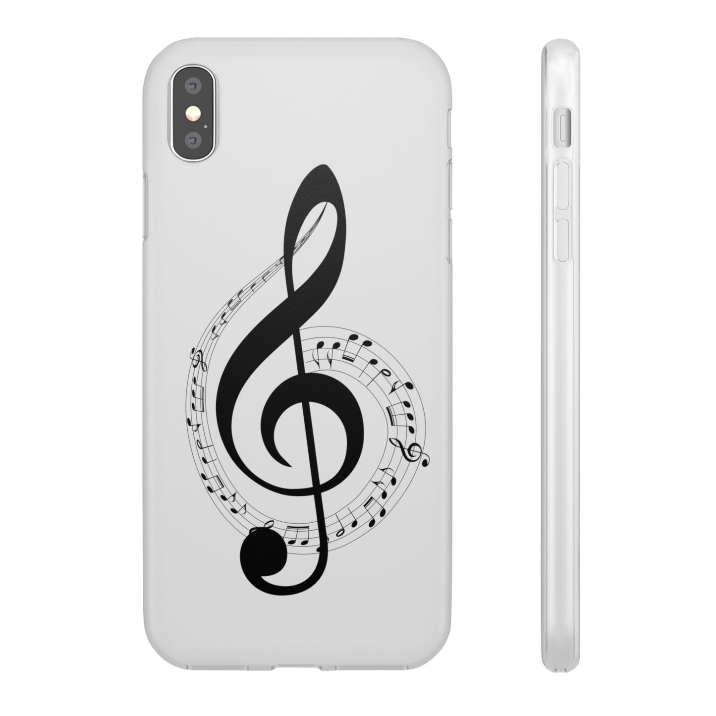 Phone Case — Musical Treble Clef Design