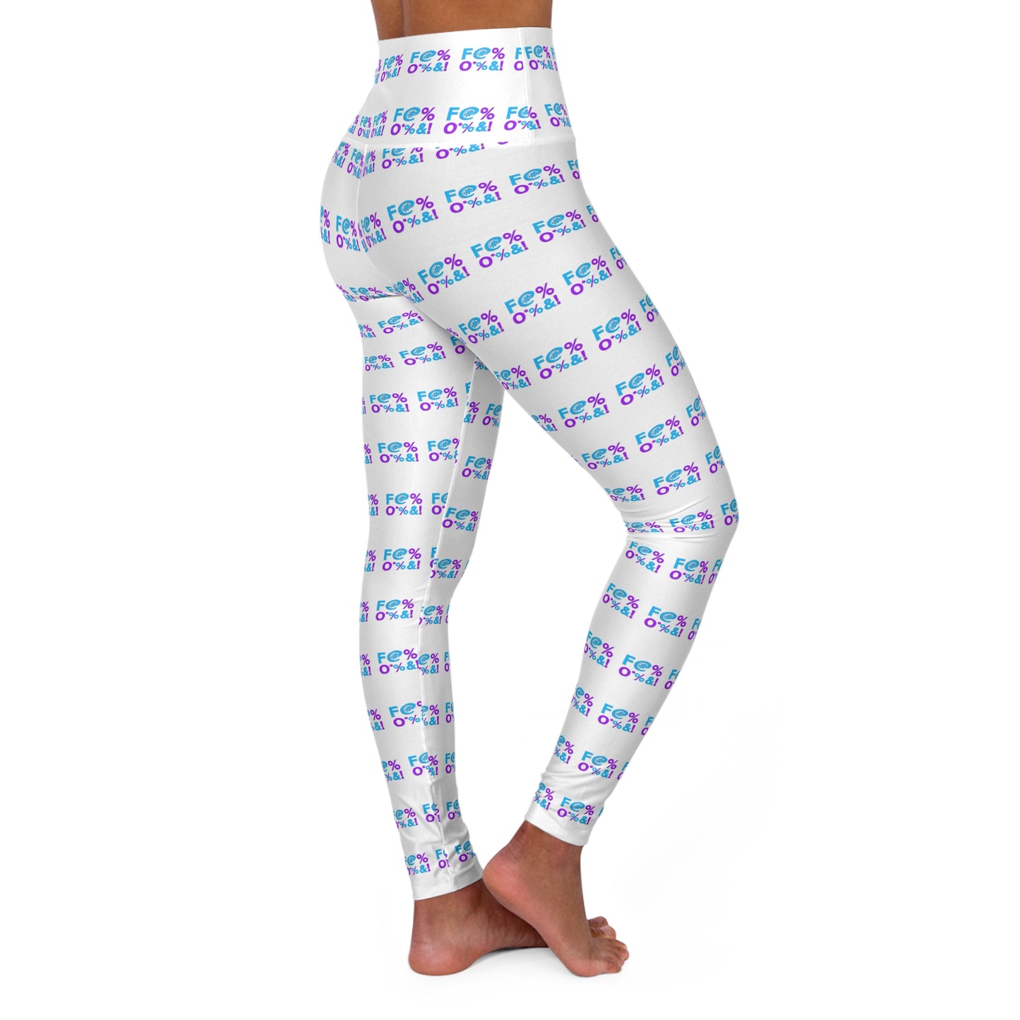 Fun Colorful High Waisted Yoga Leggings