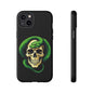 Skull & Snake Phone Case | Tough Cases, Protective Cover, Edgy Phone Accessories, Gothic Gift, Halloween Decor