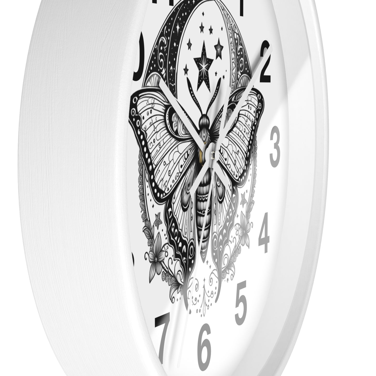 Wall Clock Butterfly