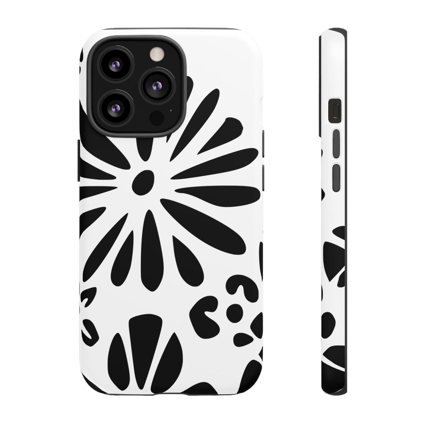 Stylish Phone Case with Floral Design, Tough Phone Cover for Her, Trendy Black and White Cell Phone Case, Unique Gift for Birthdays [...]