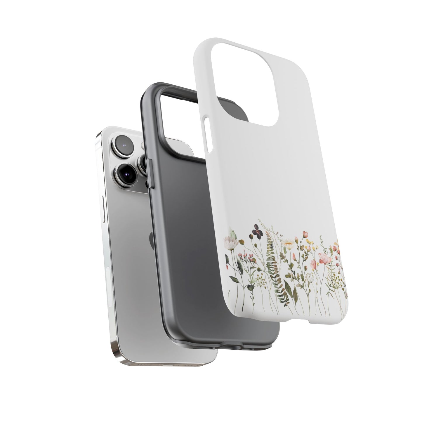 Floral Phone Case - Tough Cases for Nature Lovers, Stylish Floral Design, Phone Protection, Gifts for Her, Eco-Friendly Tech Accessories