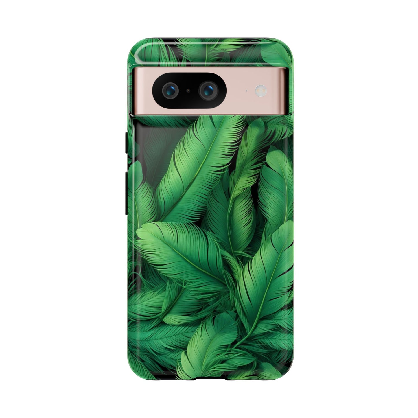 Tough Cases - Tropical Leaf Phone Case, Nature-inspired, Phone Accessory, Gift for Her, Jungle Theme, Eco-Friendly