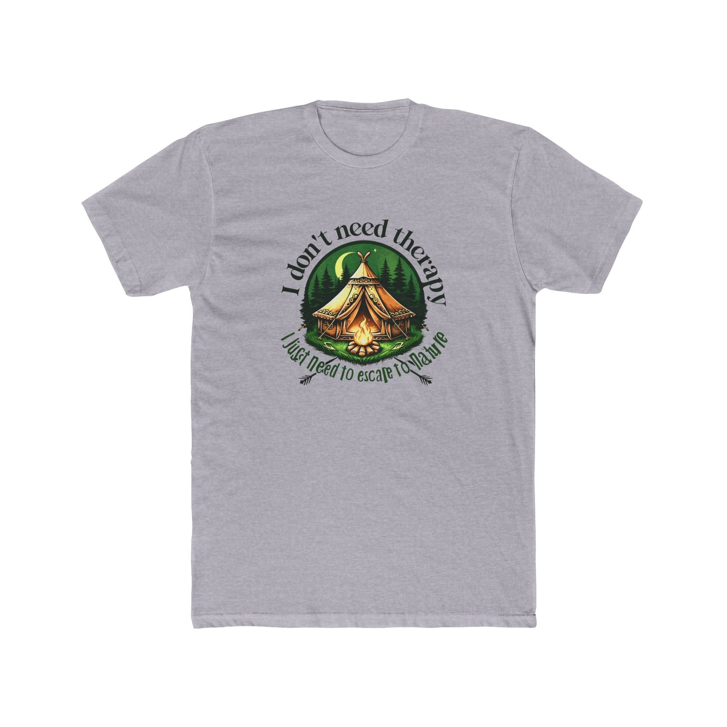 Escape to Nature Tee - Unisex Cotton Crew, Adventure Shirt, Camping Apparel, Nature Lover Gift, Therapy Escape Tee, Outdoor Fun
