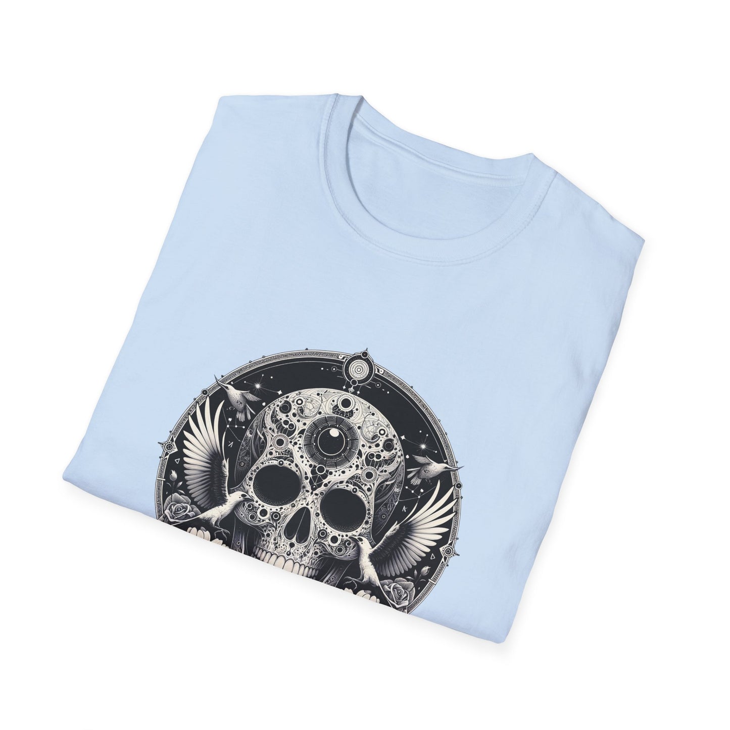 Day of the Dead Skull T-Shirt — Floral Calavera Graphic Tee