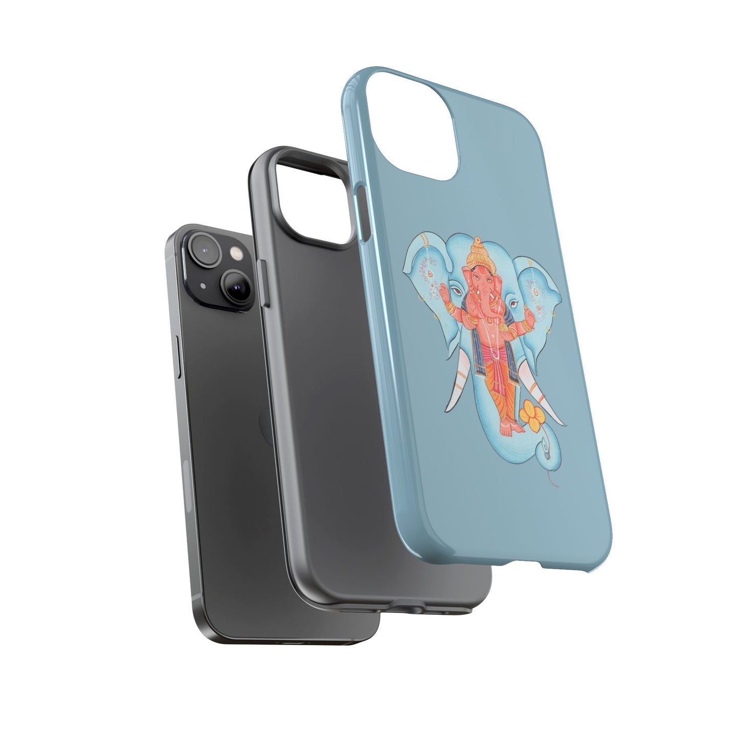 Tough Cases: Ganesh-Inspired Phone Case, Bohemian Phone Cover, Hindu Art Accessory, Festival Gift, Protective Phone Shell