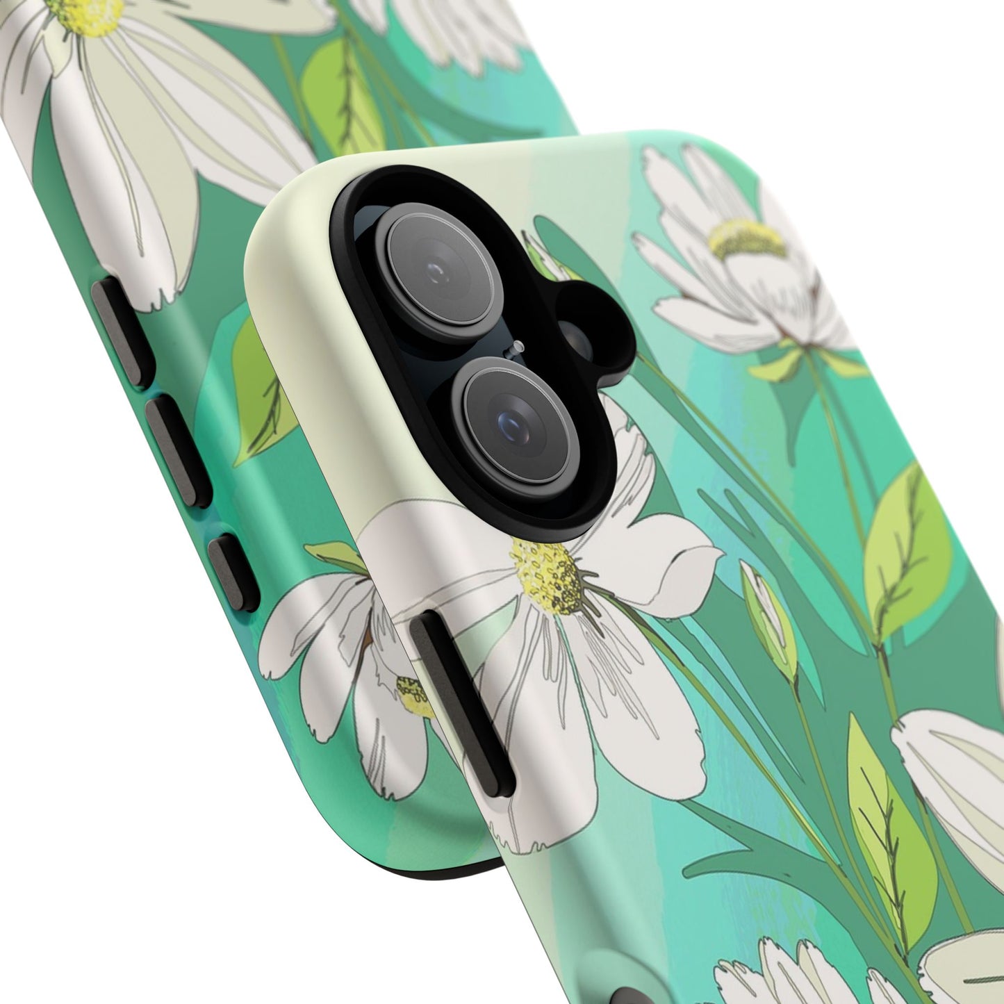 Floral Phone Case, Tough Cases, Flower Design, Nature Inspired, Eco-Friendly Cover, Unique Gift for Her, Spring Accessories
