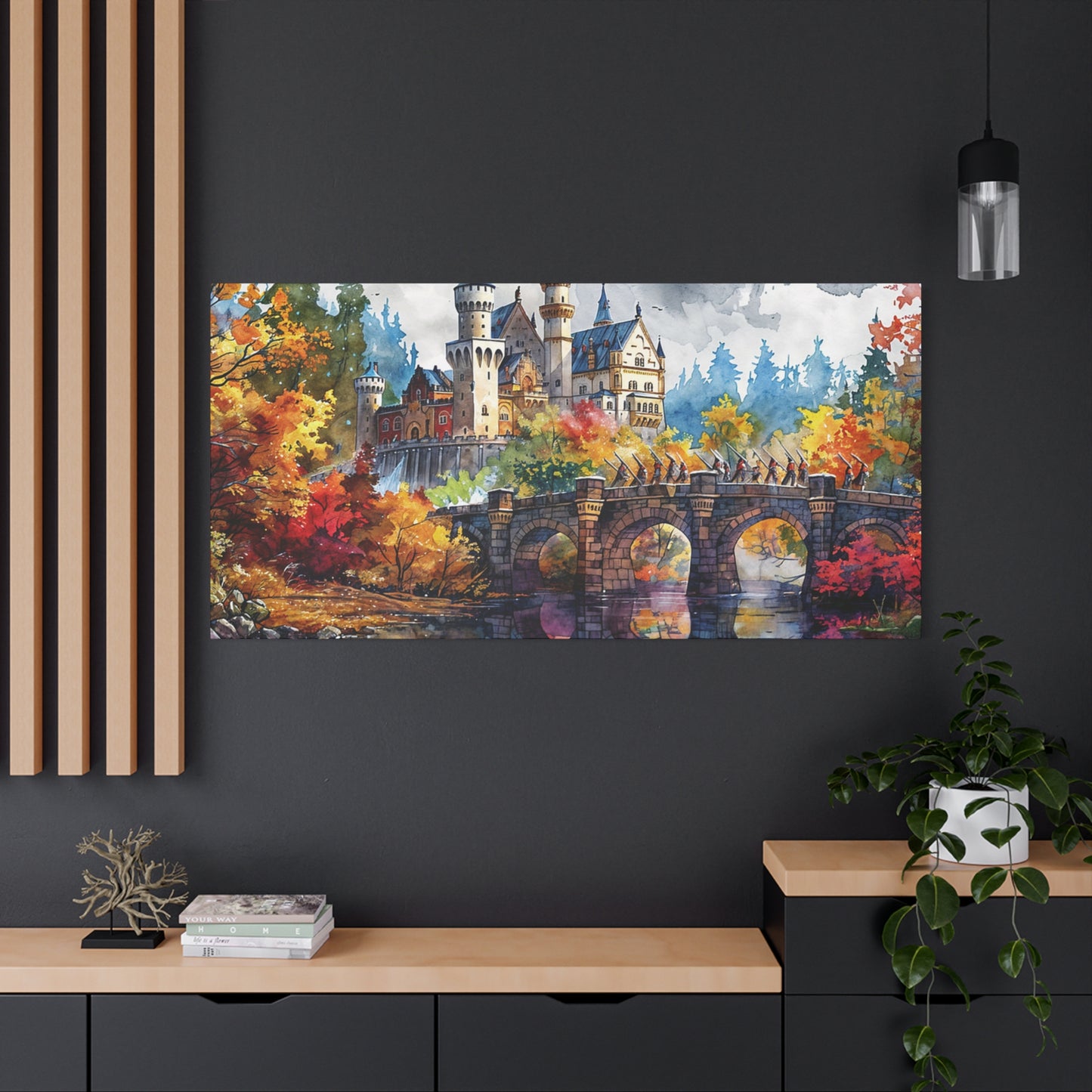 Matte Canvas, Stretched, 1.25" - Castle