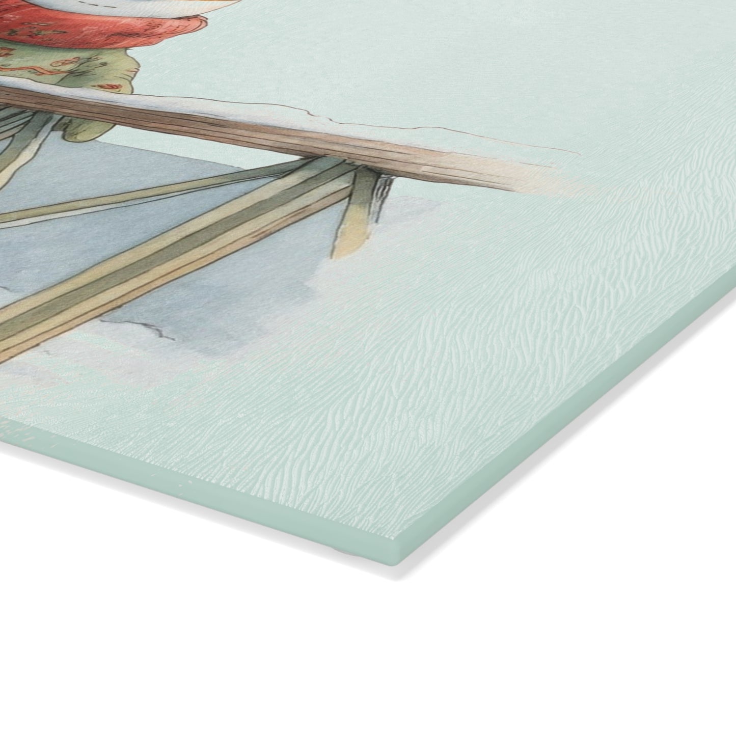 Whimsical Snowman Glass Cutting Board - Holiday Kitchen Gifts, Seasonal Decor, Unique Serving Tray, Winter Cooking Accessory, [...]