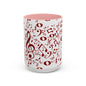 Accent Coffee Mug (11, 15oz) - Musical Notes