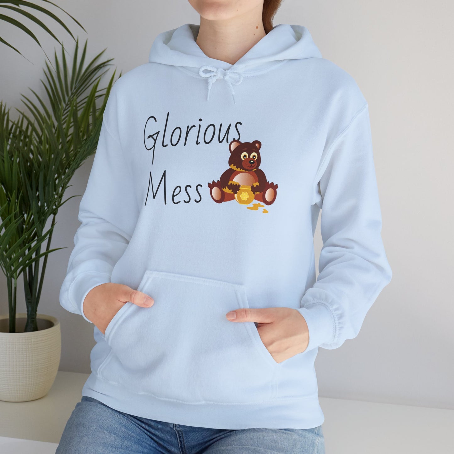 Glorious Mess Hoodie | Cute Bear Sweatshirt | Cozy Unisex Pullover for All Seasons | Perfect Gift for Friends & Birthdays | Funny [...]