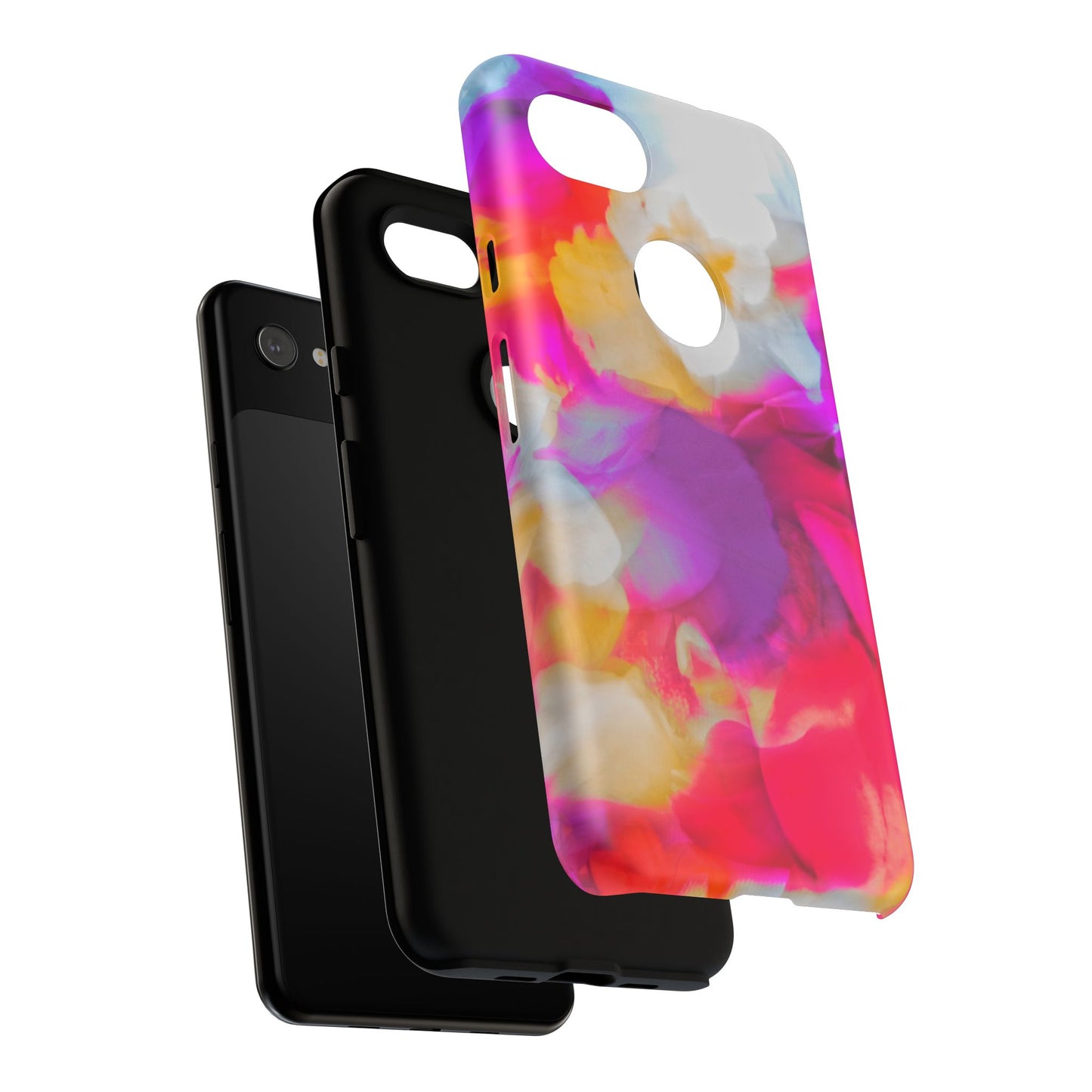 Floral Phone Case: Stylish Art for Your Device, Tough Cases, Gift for Her, Flower Print, Trendy Accessories, Phone Protection