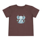 Adorable Elephant Toddler Tee, Kids Short Sleeve Shirt, Cute Baby Clothes, Elephant Lover Gift, Birthday Outfit