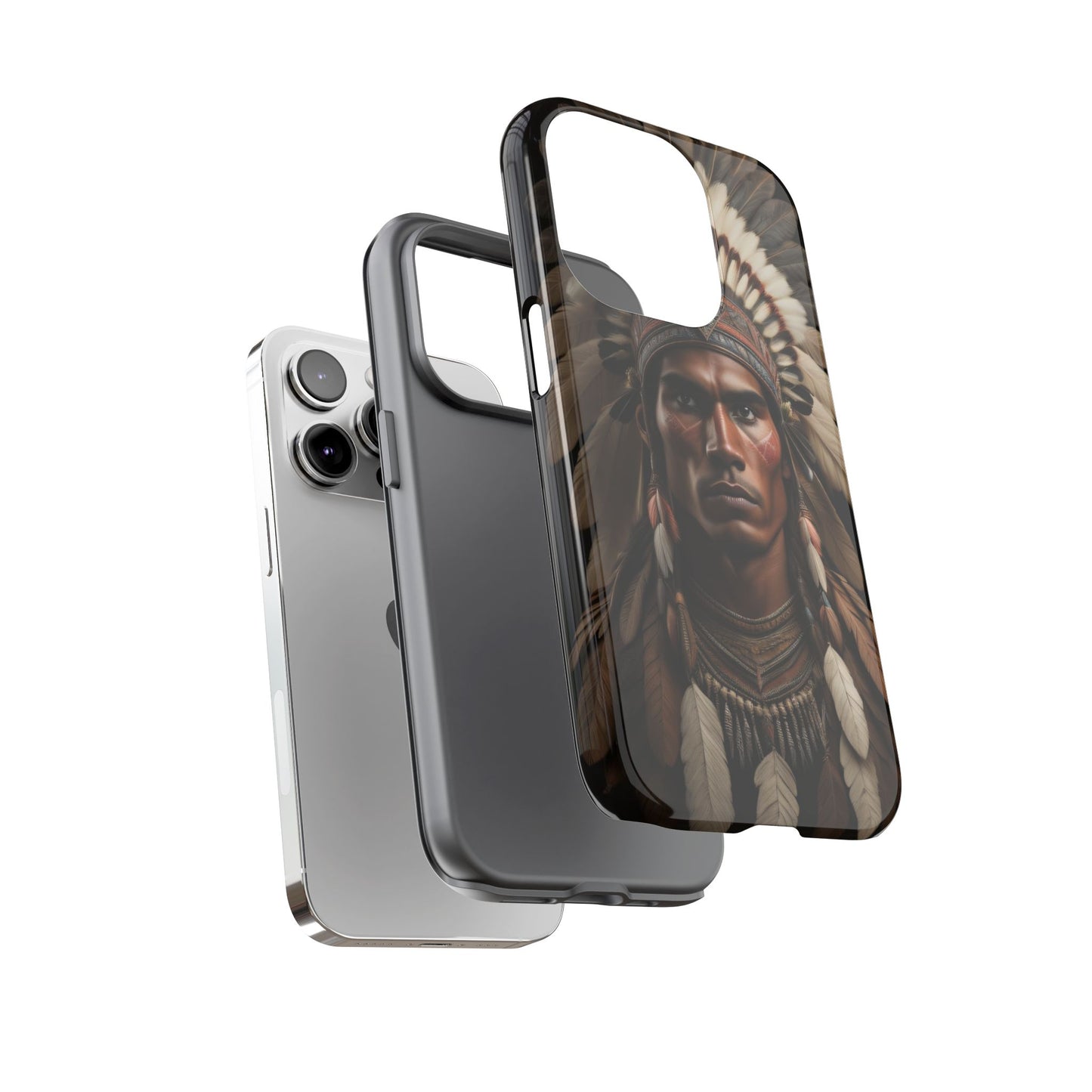 Native American Art Phone Case, Strong Culture Design, Unique Gift for Him or Her, Tough Cases, Customizable Protector, Tribal Style