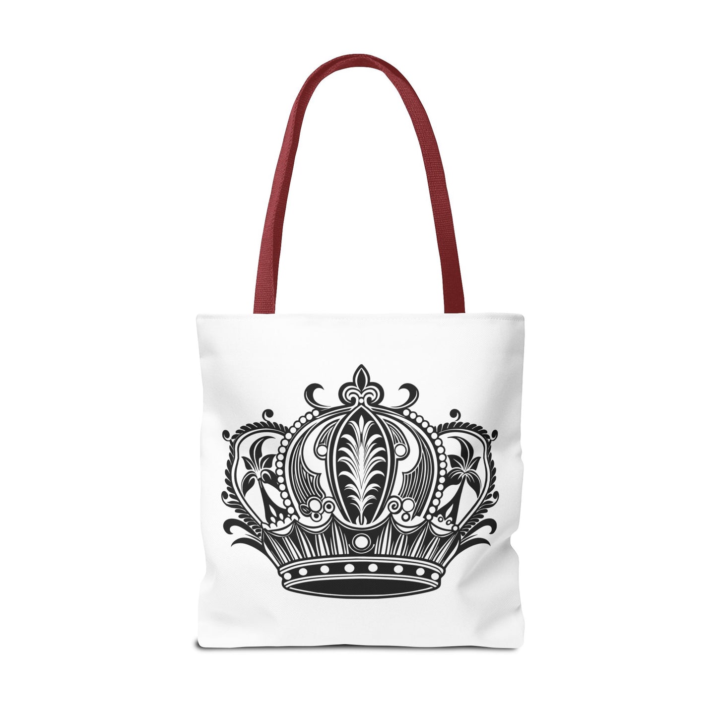 Crown Design Tote Bag, Royal Style Shopping Tote, Chic Grocery Bag, Gift for Her, Fashionable Accessories