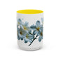 Floral Accent Coffee Mug