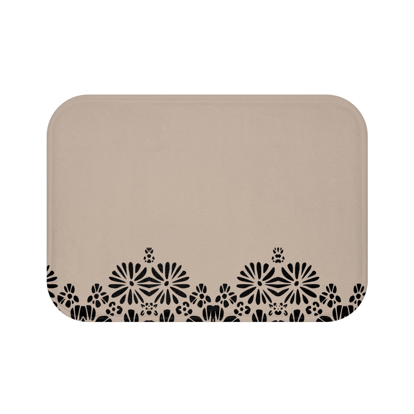 Floral Elegance Bath Mat - Chic Bathroom Decor, Home Spa Essentials, Gift for Her, Modern Design, Cozy Comfort