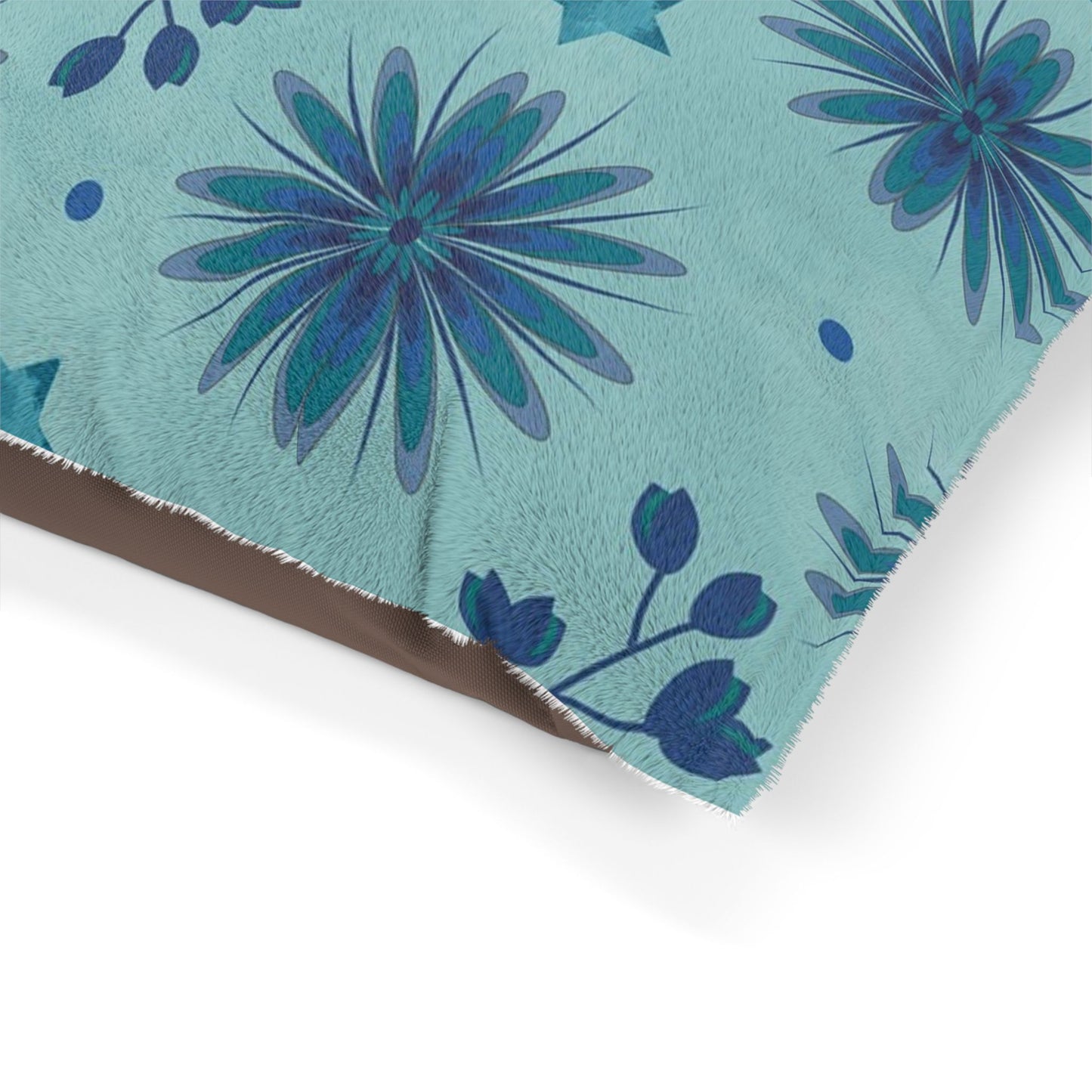 Floral Pet Bed with Personalized Initial, Cozy Dog Cat Pillow, Custom Pet Accessories, Comfortable Pet Sleeping Space, Pet Gift for [...]